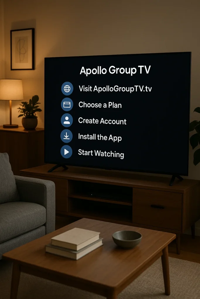 HOW TO SUBSCRIBE TO APOLLO GROUP TV