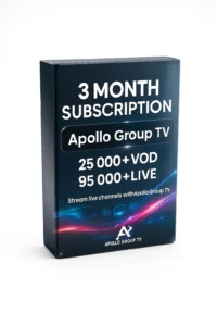 3 Month Subscription Apollo Group TV