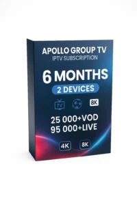 Apollo TV 6 Months Subscription 2 Devices