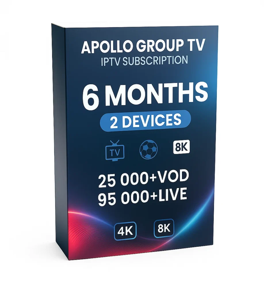 Apollo TV 6 Months Subscription 2 Devices