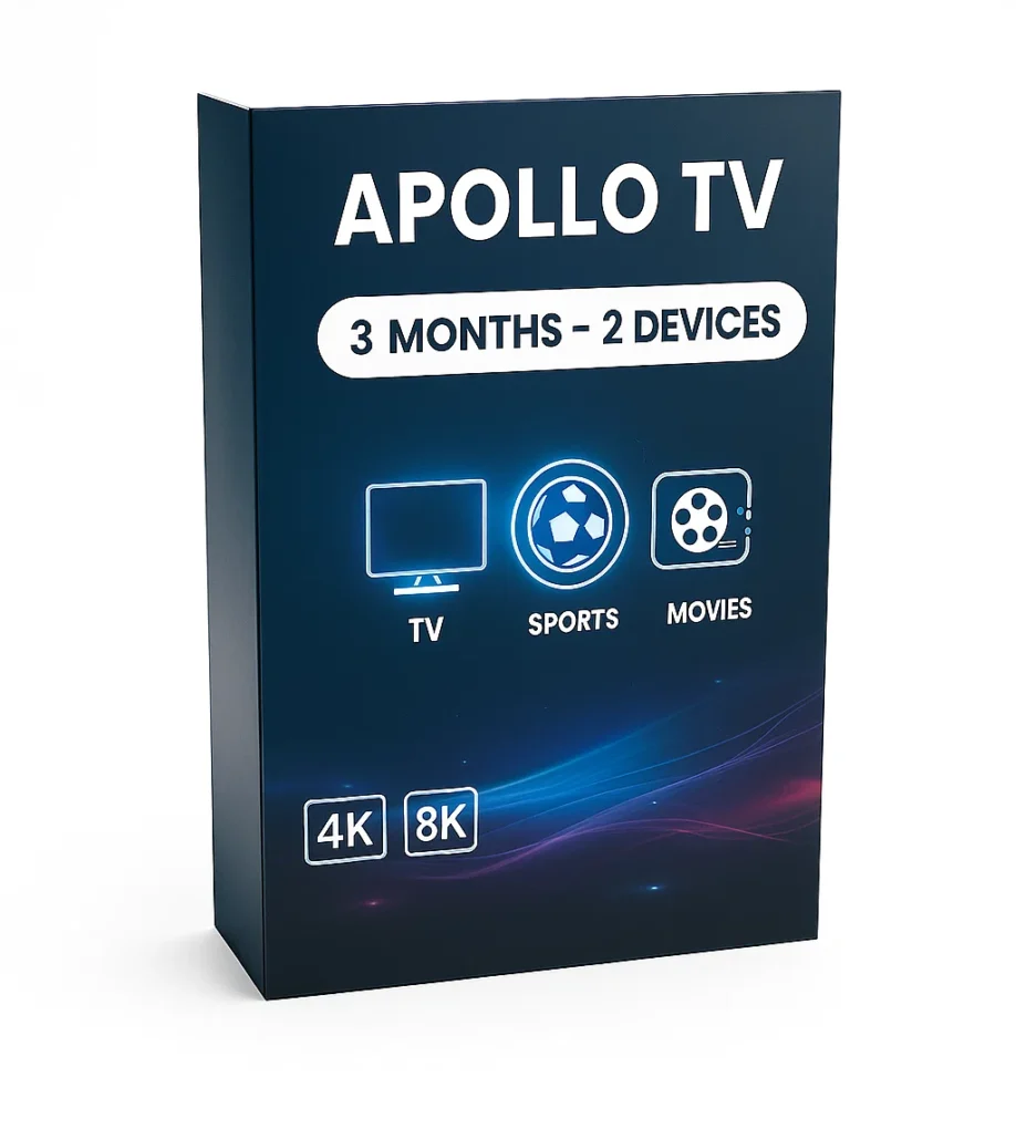 Apollo TV 3 Months Subscription 2 Devices