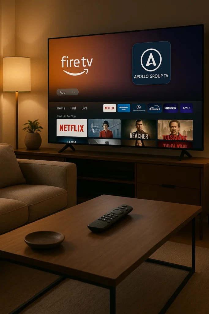 Install Apollo Group TV on Firestick