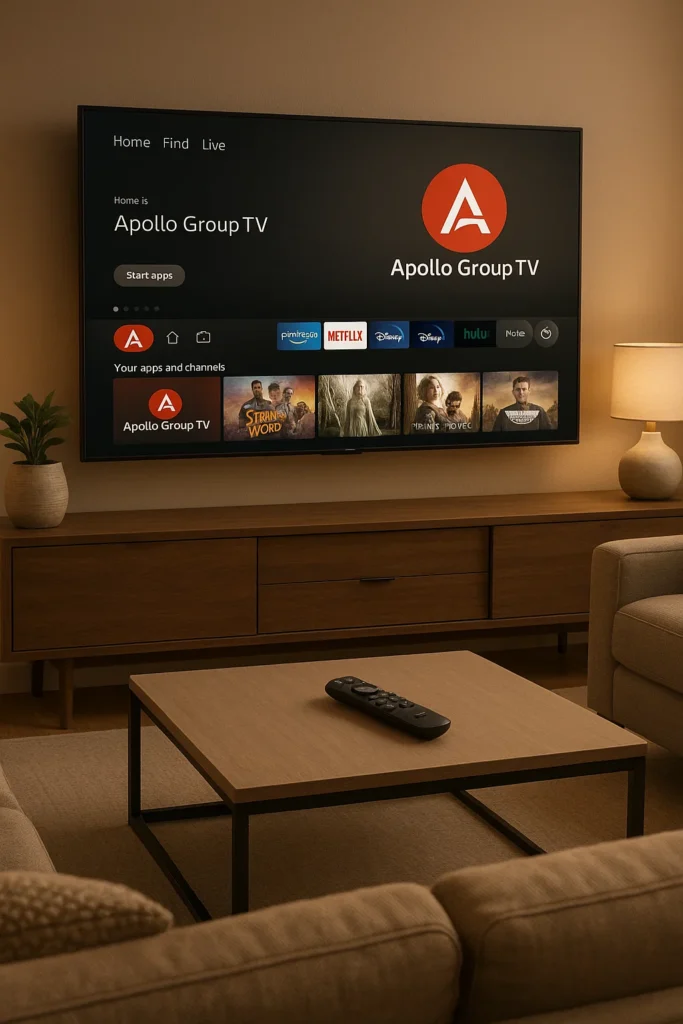 Install Apollo Group TV on Firestick